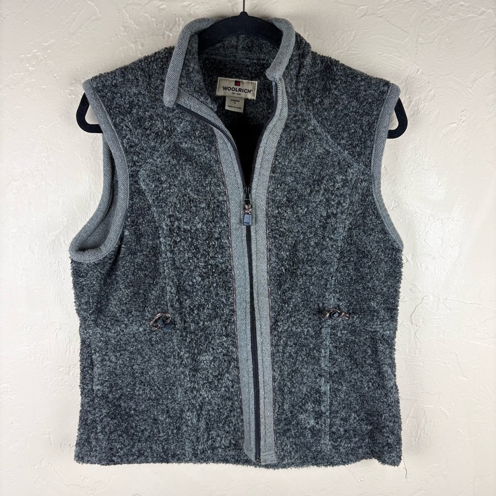 Woolrich Gray Zip-up Vest Women’s size Small 7214